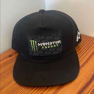 Fox Black Monster Energy SnapBack Trucker Hat